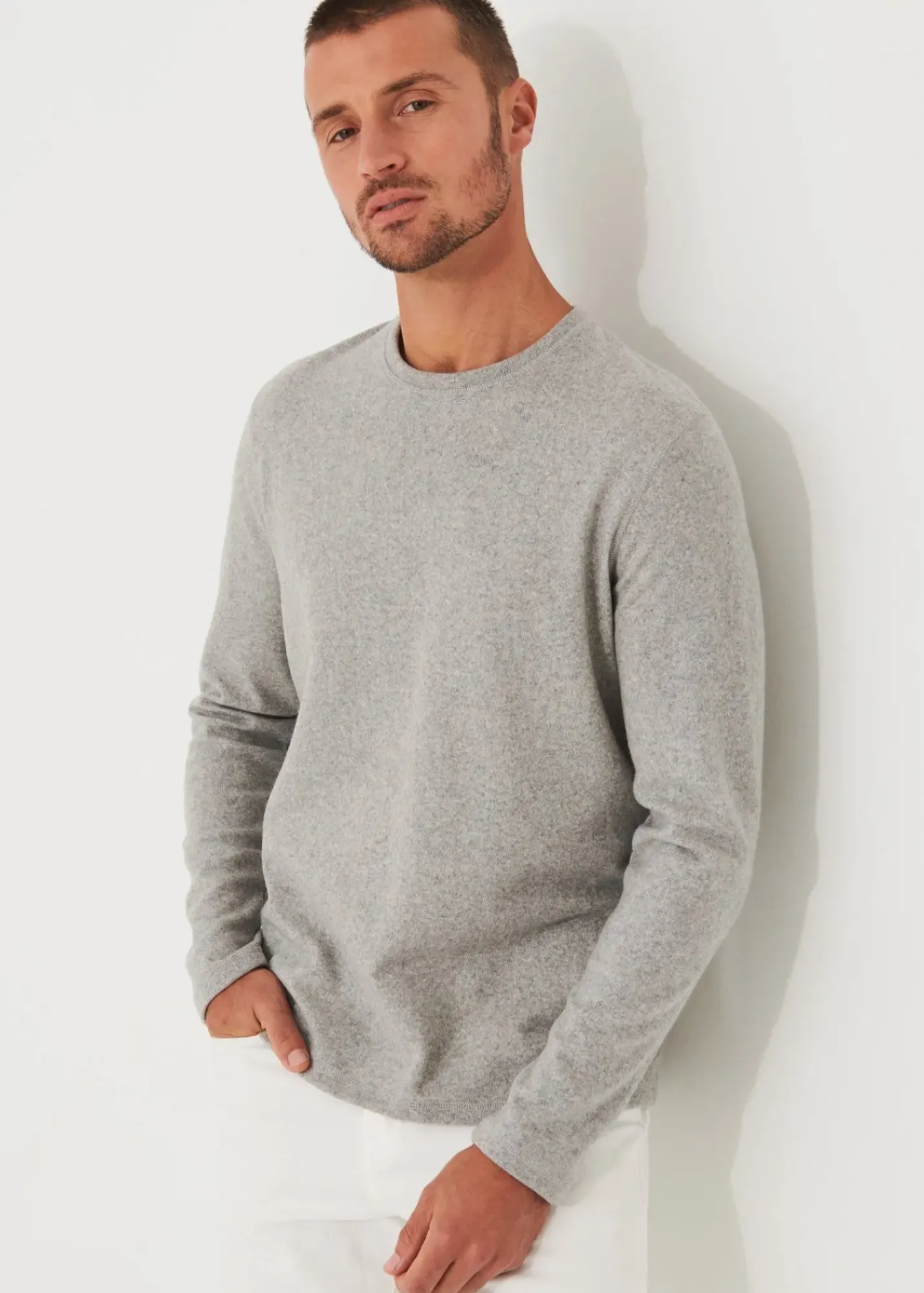 PATRICK ASSARAF Cashmere Sweatshirt|Men Knitwear