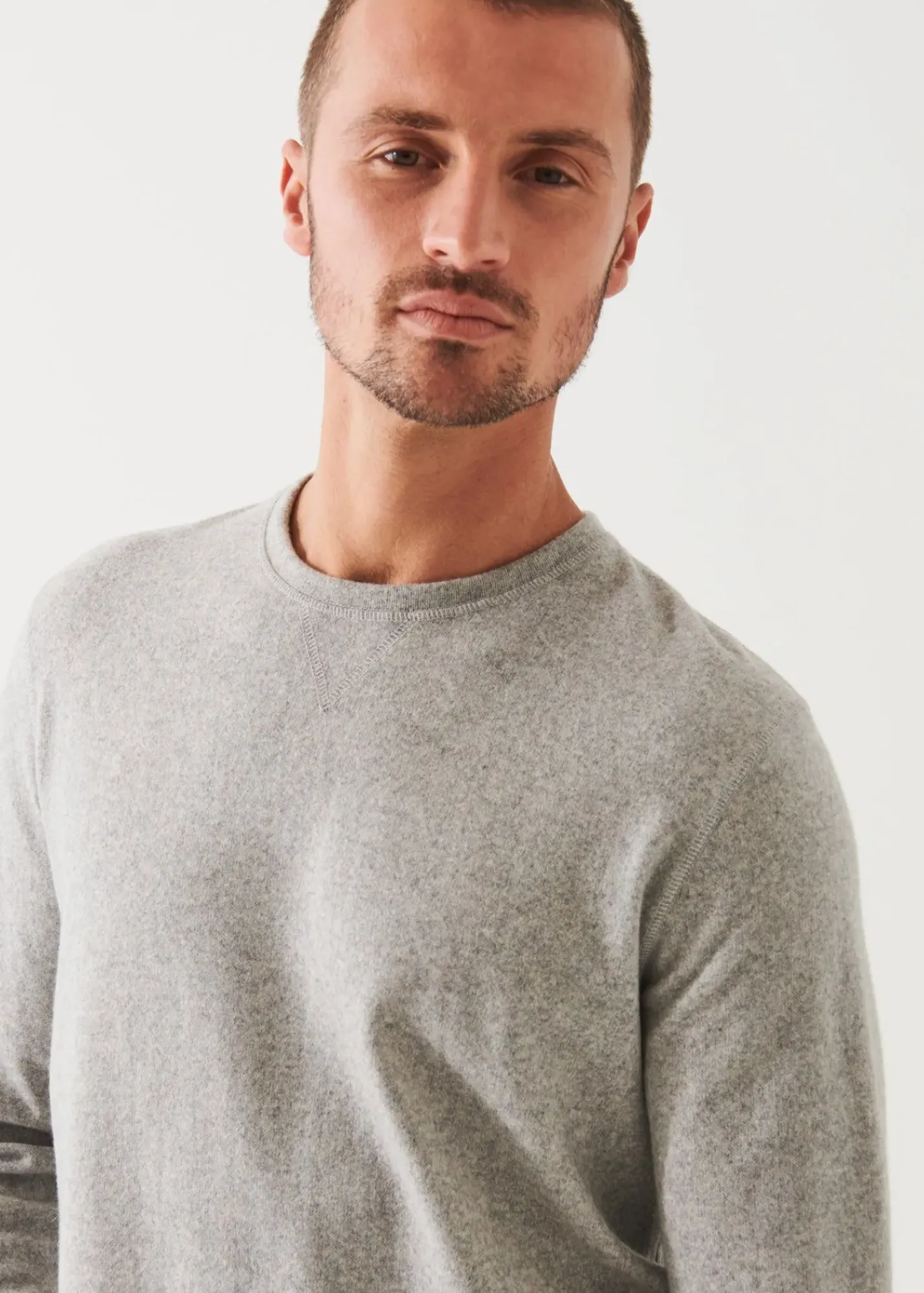 PATRICK ASSARAF Cashmere Sweatshirt|Men Knitwear