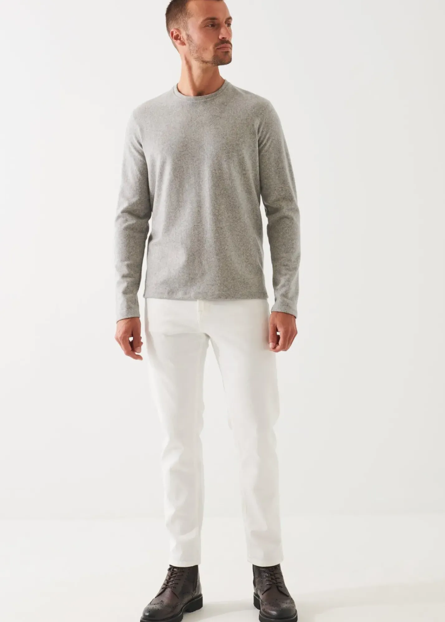 PATRICK ASSARAF Cashmere Sweatshirt|Men Knitwear