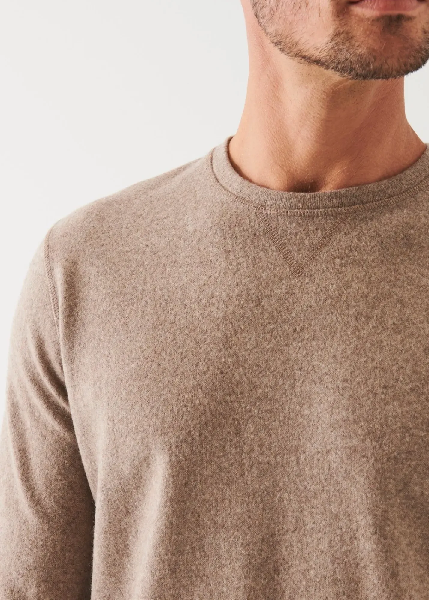 PATRICK ASSARAF Cashmere Sweatshirt|Men Knitwear