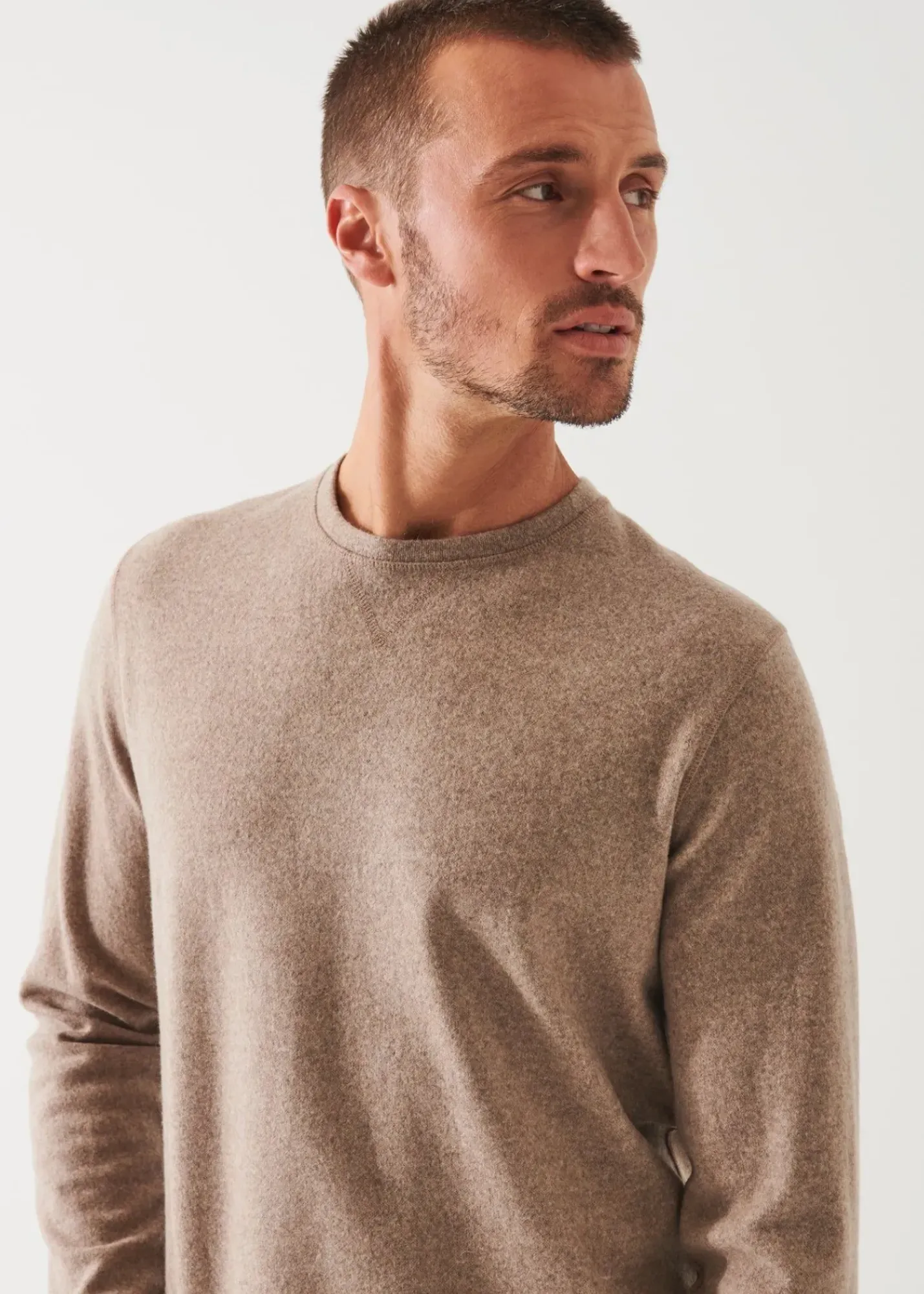 PATRICK ASSARAF Cashmere Sweatshirt|Men Knitwear