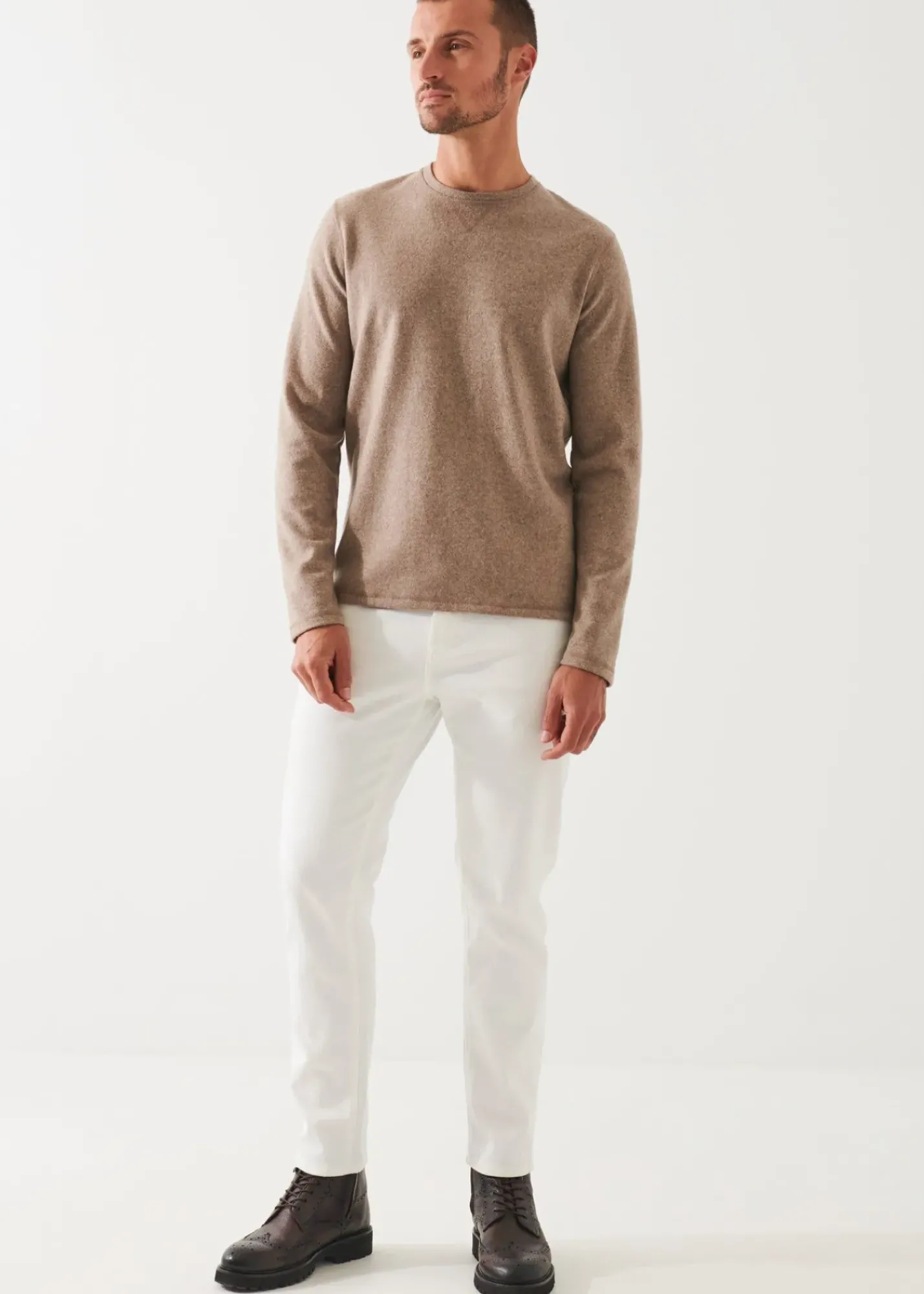 PATRICK ASSARAF Cashmere Sweatshirt|Men Knitwear