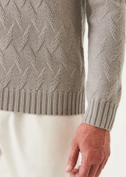 PATRICK ASSARAF Chevron Turtleneck|Men Knitwear