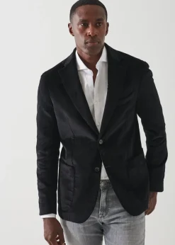 PATRICK ASSARAF Corduroy Two-Button Blazer|Men Blazers