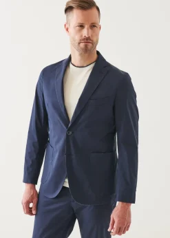 PATRICK ASSARAF Cotton Blend Blazer|Men Blazers