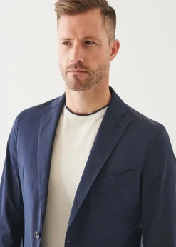 PATRICK ASSARAF Cotton Blend Blazer|Men Blazers