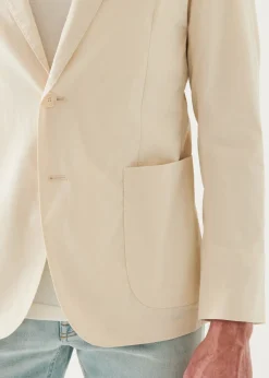 PATRICK ASSARAF Cotton Blend Blazer|Men Blazers
