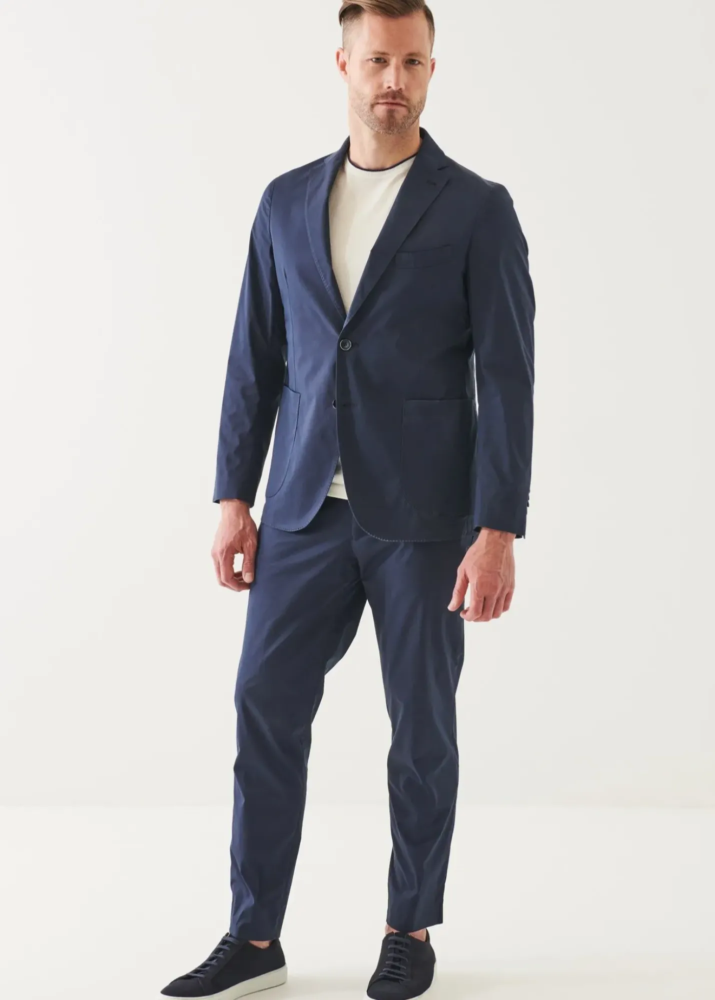 PATRICK ASSARAF Cotton Blend Blazer|Men Blazers
