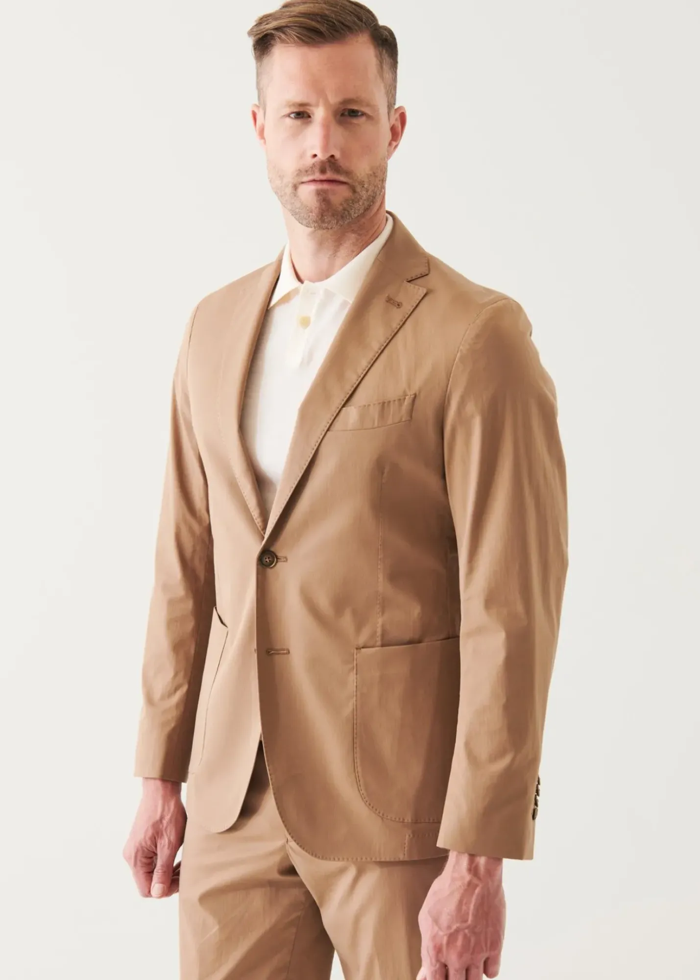 PATRICK ASSARAF Cotton Blend Blazer|Men Blazers