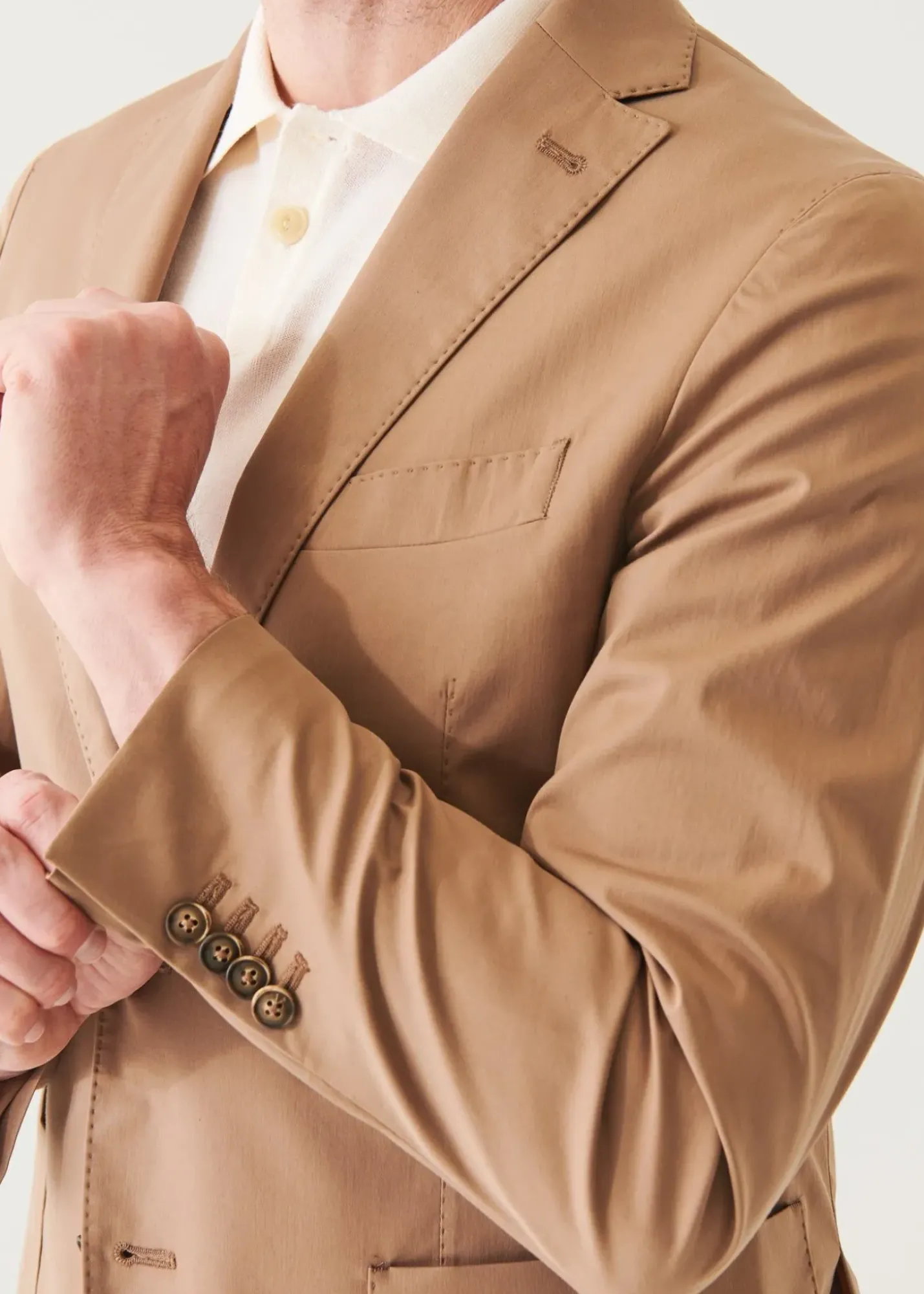 PATRICK ASSARAF Cotton Blend Blazer|Men Blazers