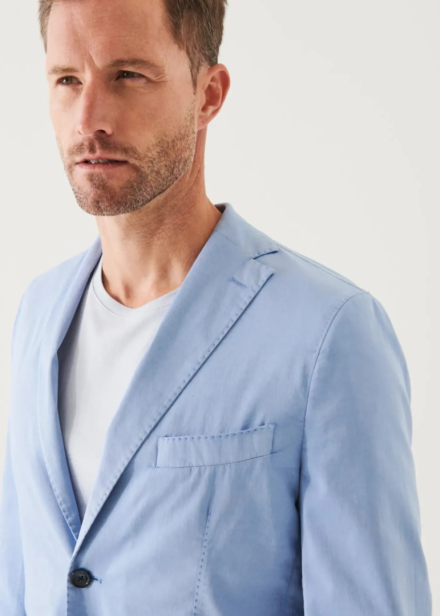 PATRICK ASSARAF Cotton Blend Garment Dye Blazer|Men Blazers