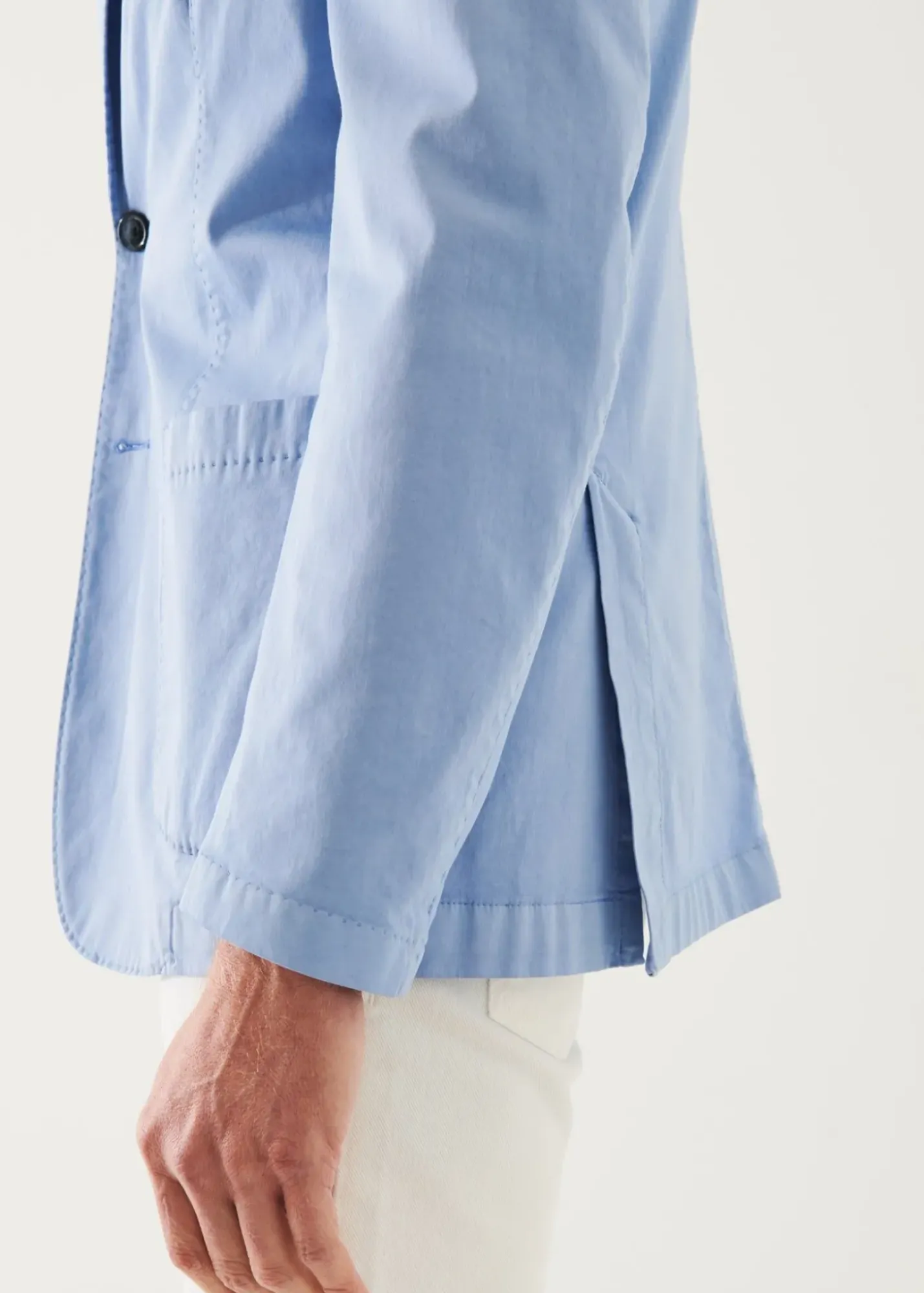 PATRICK ASSARAF Cotton Blend Garment Dye Blazer|Men Blazers