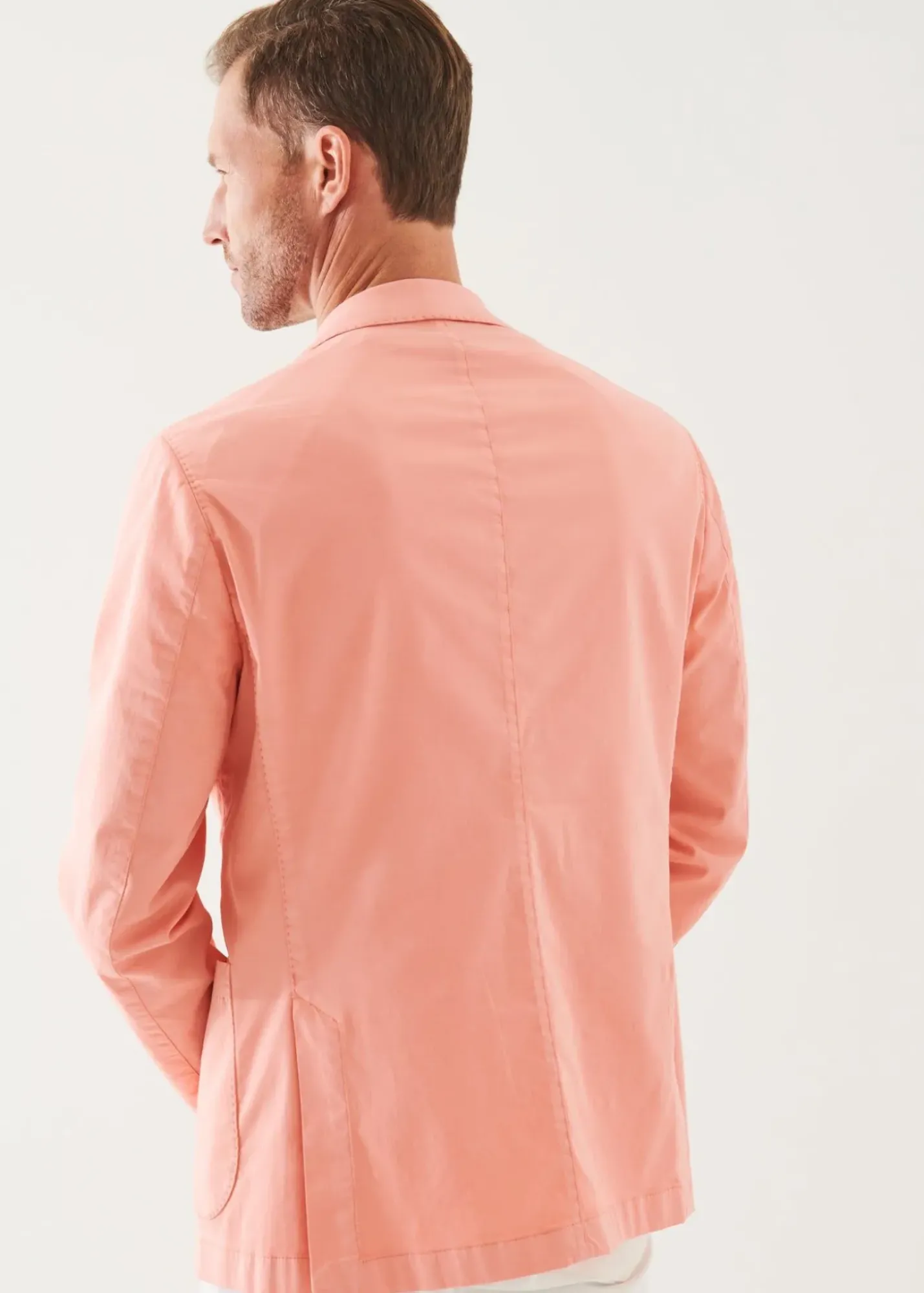 PATRICK ASSARAF Cotton Blend Garment Dye Blazer|Men Blazers