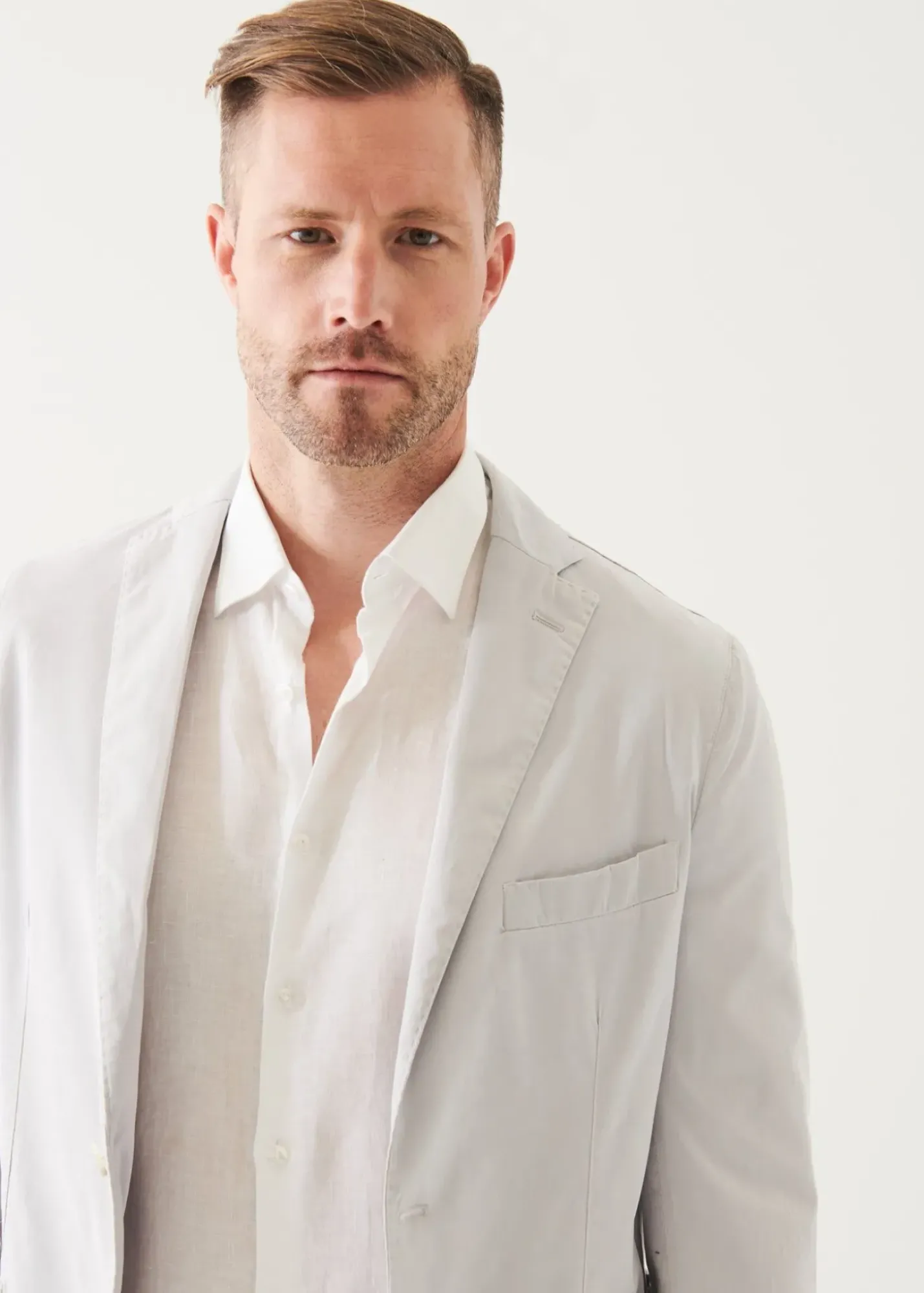 PATRICK ASSARAF Cotton Blend Garment Dye Blazer|Men Blazers