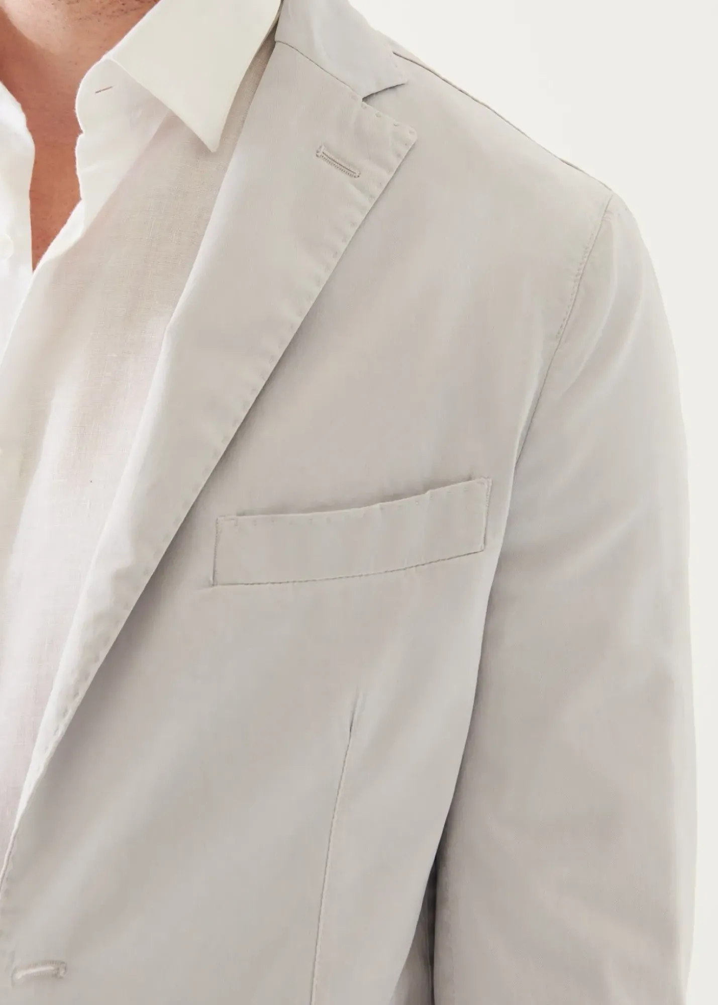 PATRICK ASSARAF Cotton Blend Garment Dye Blazer|Men Blazers