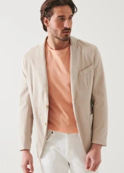 PATRICK ASSARAF Cotton Blend Garment Dye Blazer|Men Blazers