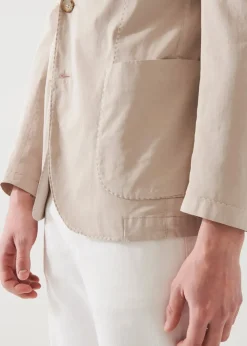 PATRICK ASSARAF Cotton Blend Garment Dye Blazer|Men Blazers