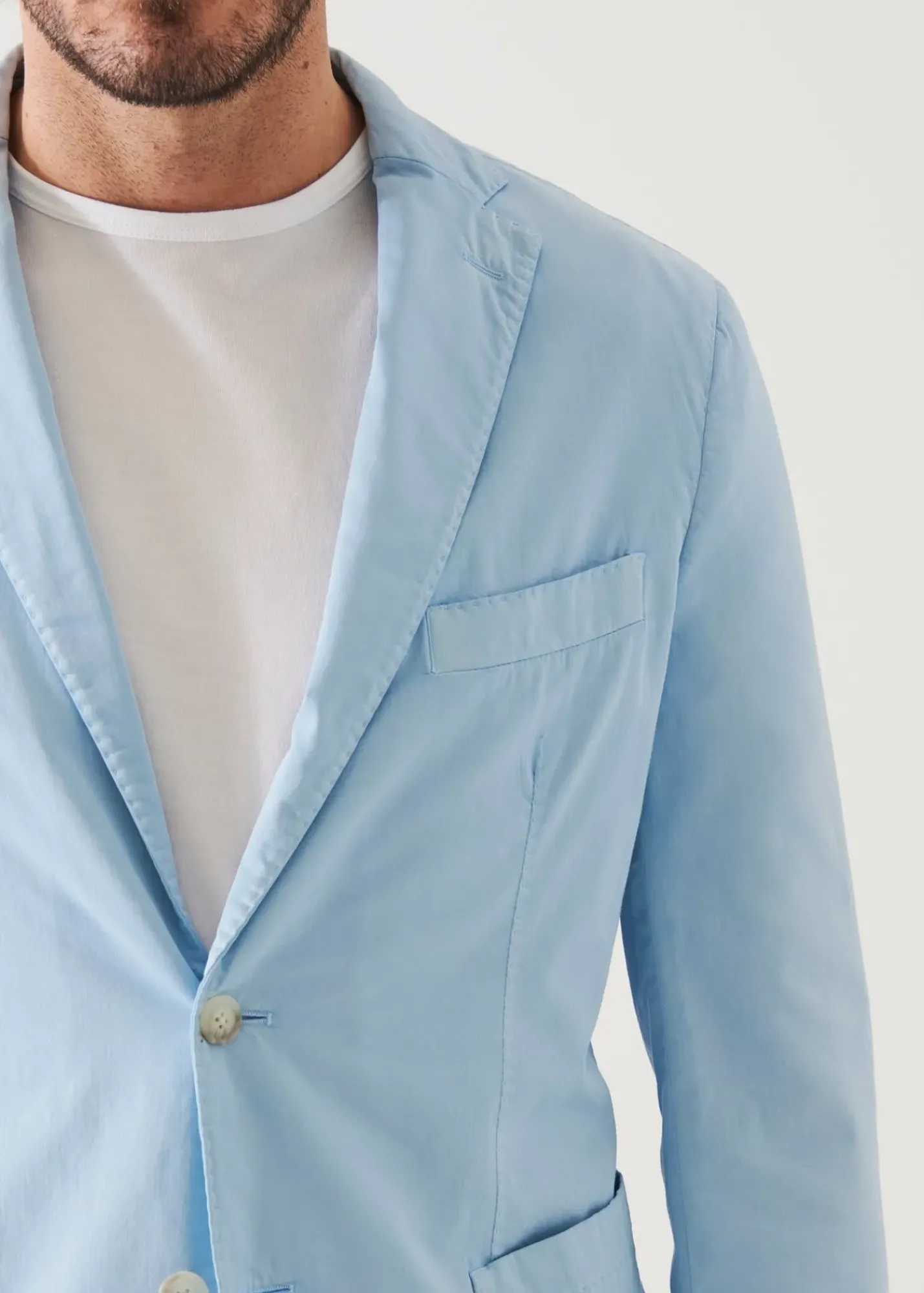 PATRICK ASSARAF Cotton Blend Garment Dye Blazer|Men Blazers
