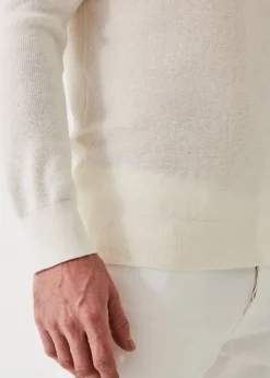 PATRICK ASSARAF Cotton Blend Quarter Zip|Men Knitwear
