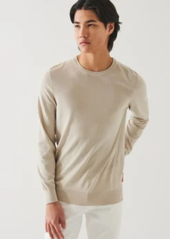 PATRICK ASSARAF Cotton Crewneck|Men Knitwear