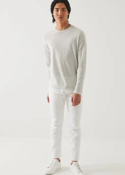 PATRICK ASSARAF Cotton Cupro Crewneck|Men Knitwear