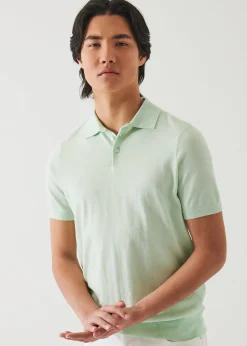 PATRICK ASSARAF Cotton Cupro Polo|Men Knitwear