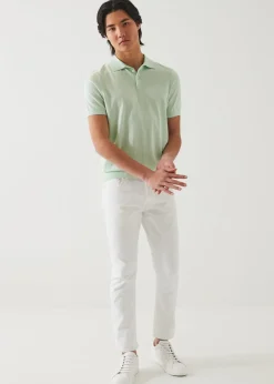 PATRICK ASSARAF Cotton Cupro Polo|Men Knitwear
