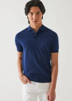 PATRICK ASSARAF Cotton Cupro Polo|Men Knitwear