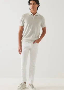 PATRICK ASSARAF Cotton Cupro Polo|Men Knitwear