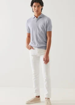 PATRICK ASSARAF Cotton Cupro Polo|Men Knitwear