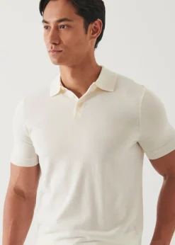 PATRICK ASSARAF Cotton Cupro Polo|Men Knitwear