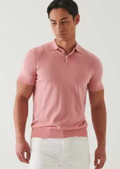 PATRICK ASSARAF Cotton Cupro Polo|Men Polos