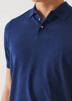 PATRICK ASSARAF Cotton Cupro Polo|Men Polos