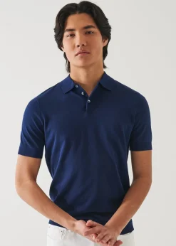 PATRICK ASSARAF Cotton Cupro Polo|Men Polos