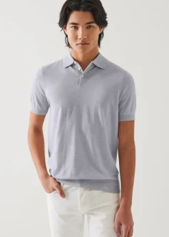 PATRICK ASSARAF Cotton Cupro Polo|Men Polos