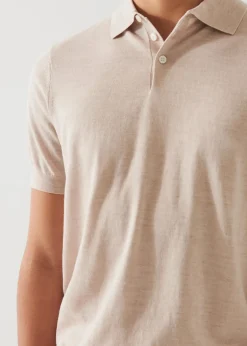 PATRICK ASSARAF Cotton Cupro Polo|Men Polos