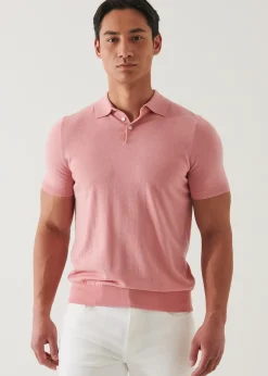 PATRICK ASSARAF Cotton Cupro Polo|Men Polos
