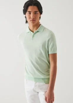 PATRICK ASSARAF Cotton Cupro Polo|Men Polos