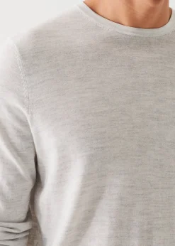 PATRICK ASSARAF Cotton Silk Blend Sweater|Men Knitwear
