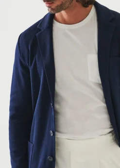 PATRICK ASSARAF Cotton Sweater Jacket|Men Blazers