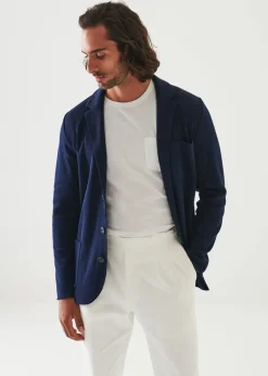 PATRICK ASSARAF Cotton Sweater Jacket|Men Blazers