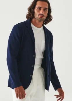 PATRICK ASSARAF Cotton Sweater Jacket|Men Blazers