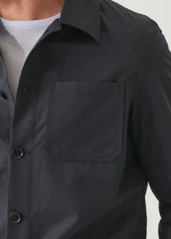 PATRICK ASSARAF Cotton-Nylon Blend Shirt Jacket|Men Outerwear