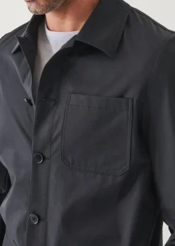 PATRICK ASSARAF Cotton-Nylon Blend Shirt Jacket|Men Outerwear