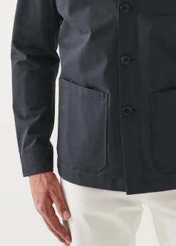 PATRICK ASSARAF Cotton-Nylon Blend Shirt Jacket|Men Outerwear