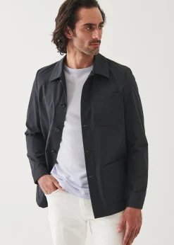 PATRICK ASSARAF Cotton-Nylon Blend Shirt Jacket|Men Outerwear