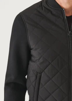 PATRICK ASSARAF Diamond Quilted Zip-Up Bomber Jacket|Men Outerwear