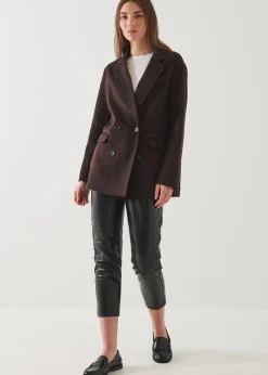 PATRICK ASSARAF Double Breasted Cashmere Blazer|Women Blazers