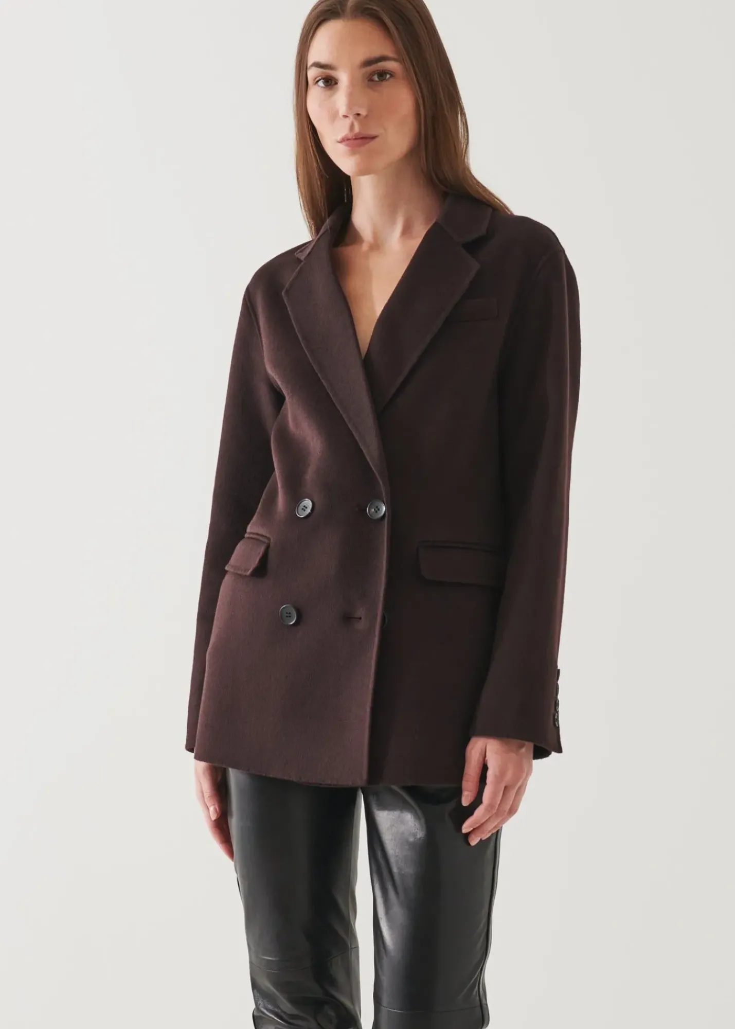 PATRICK ASSARAF Double Breasted Cashmere Blazer|Women Outerwear