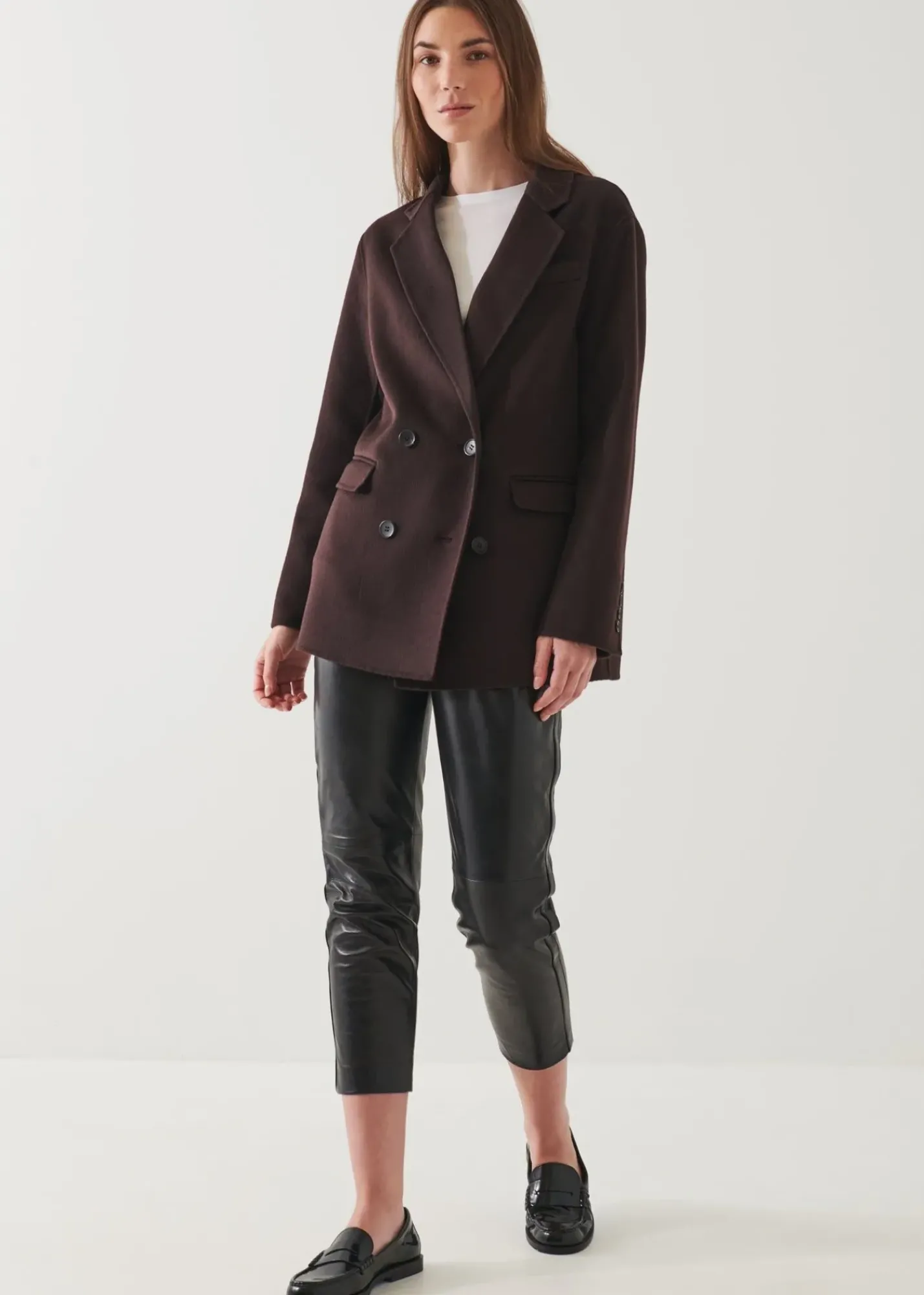 PATRICK ASSARAF Double Breasted Cashmere Blazer|Women Outerwear